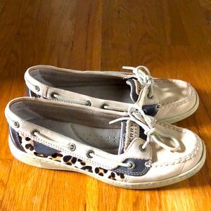 Sperry Boat Shoes- Cheetah Print